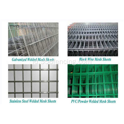 Panel Pagar Mesh Dilas Stainless Karat Karbon Rendah